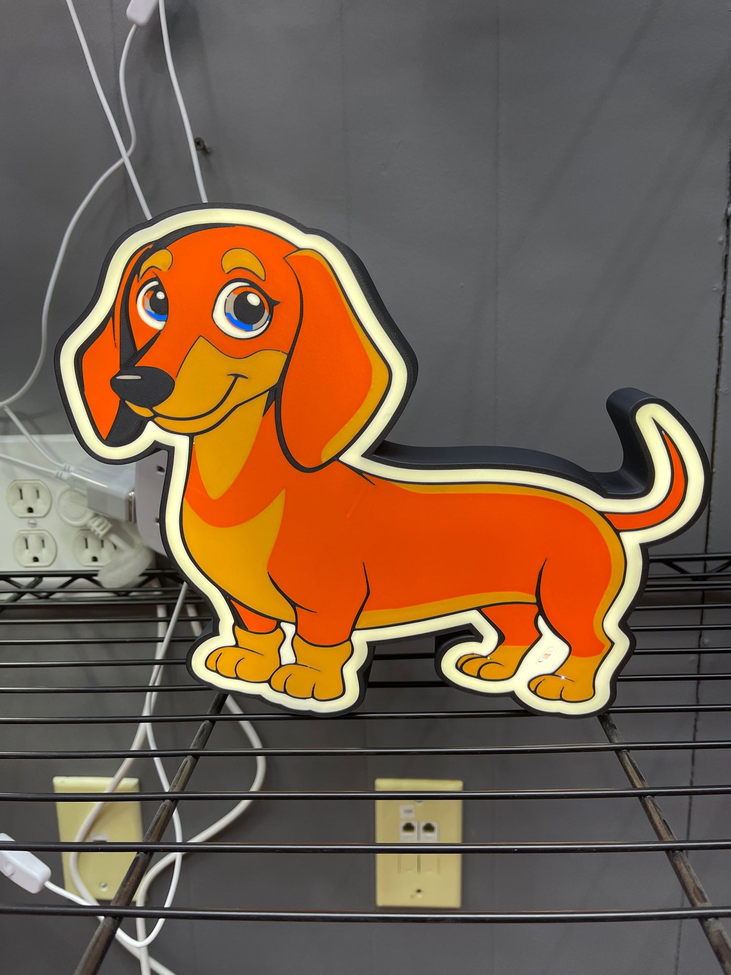 Dachshund LED Light box